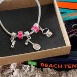 Pulseira com Berloques Beach Tennis